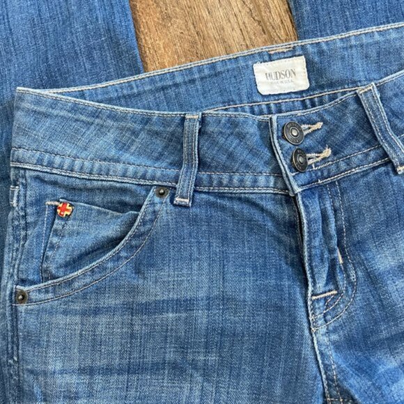 Hudson Vintage Size 28 Bootcut Low-Mid Rise Jeans - Picture 2 of 7
